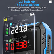 FNIRSI ERD-10 Rilevatore di radiazioni elettromagnetiche 3 in 1, FNIRSI ERD-10