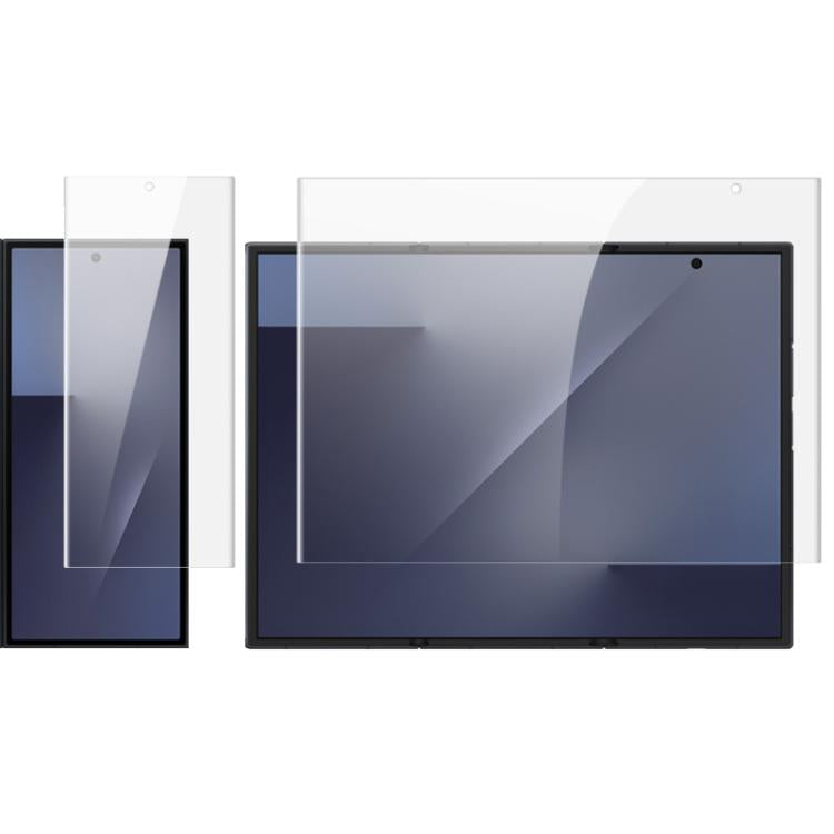 Pellicola protettiva in idrogel imak di quarta generazione, per schermo principale e schermo secondario (1 set)., For Samsung Galaxy Z TriFold, For Samsung Galaxy Z Fold7 5G, For Samsung Galaxy Z Flip7 5G