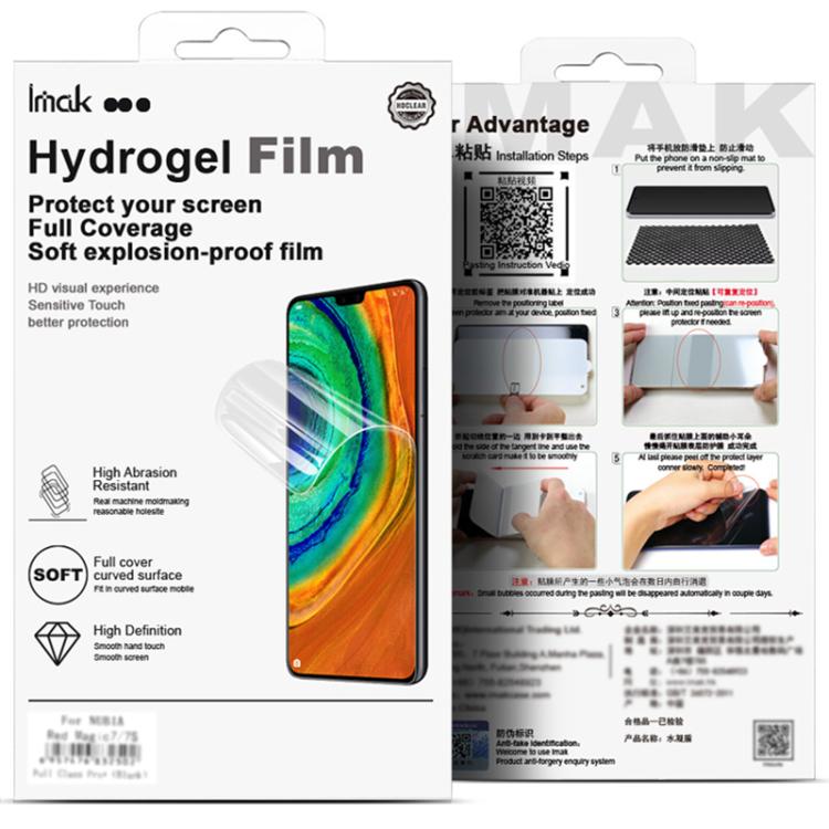 Pellicola protettiva in idrogel imak di quarta generazione, per schermo principale e schermo secondario (1 set)., For Samsung Galaxy Z TriFold, For Samsung Galaxy Z Fold7 5G, For Samsung Galaxy Z Flip7 5G