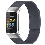 Cinturino per orologio magnetico in silicone con texture litchi xDfind, For Fitbit Charge 5 / Charge 6, For Fitbit Versa 4/Versa3/Sense2/Sense
