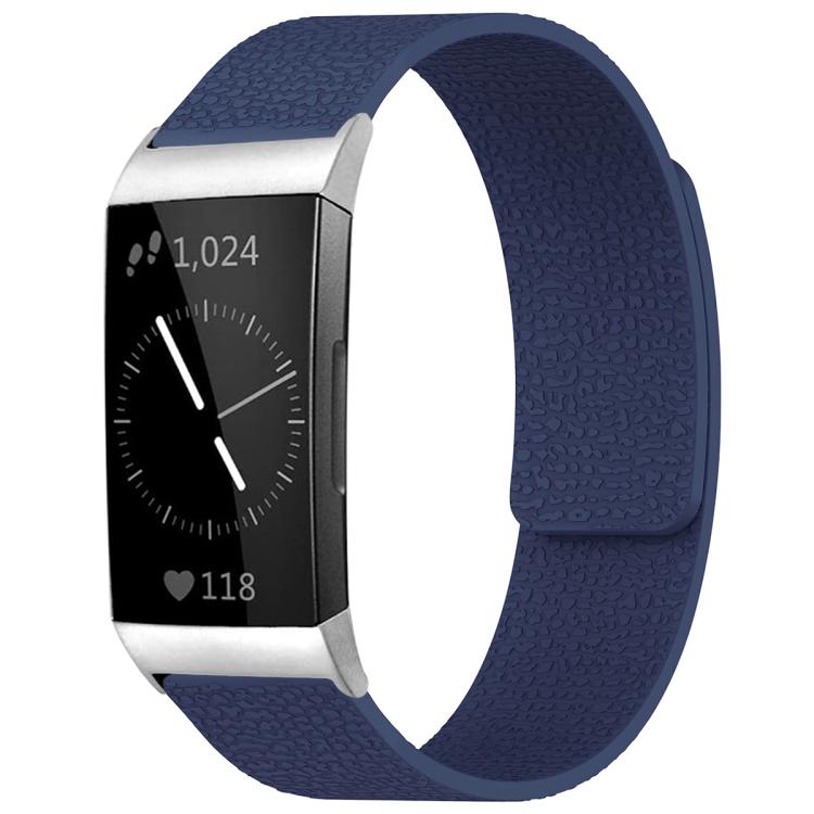 Cinturino per orologio magnetico in silicone con texture litchi xDfind, For Fitbit Inspire 2 / Ace 3, For Fitbit Charge 4 / Charge 3