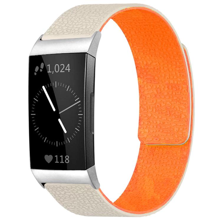 Cinturino per orologio magnetico in silicone con texture litchi xDfind, For Fitbit Inspire 2 / Ace 3, For Fitbit Charge 4 / Charge 3
