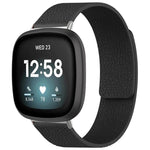 Cinturino per orologio magnetico in silicone con texture litchi xDfind, For Fitbit Charge 5 / Charge 6, For Fitbit Versa 4/Versa3/Sense2/Sense