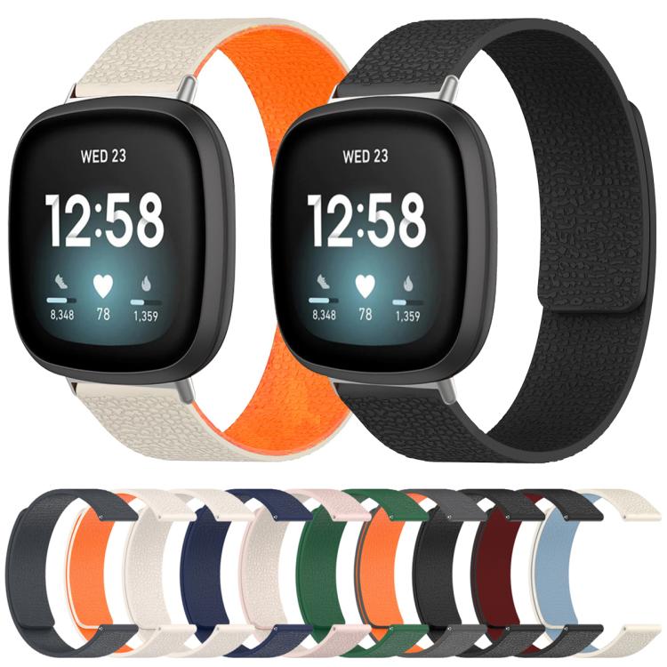 Cinturino per orologio magnetico in silicone con texture litchi xDfind, For Fitbit Inspire 2 / Ace 3, For Fitbit Charge 4 / Charge 3