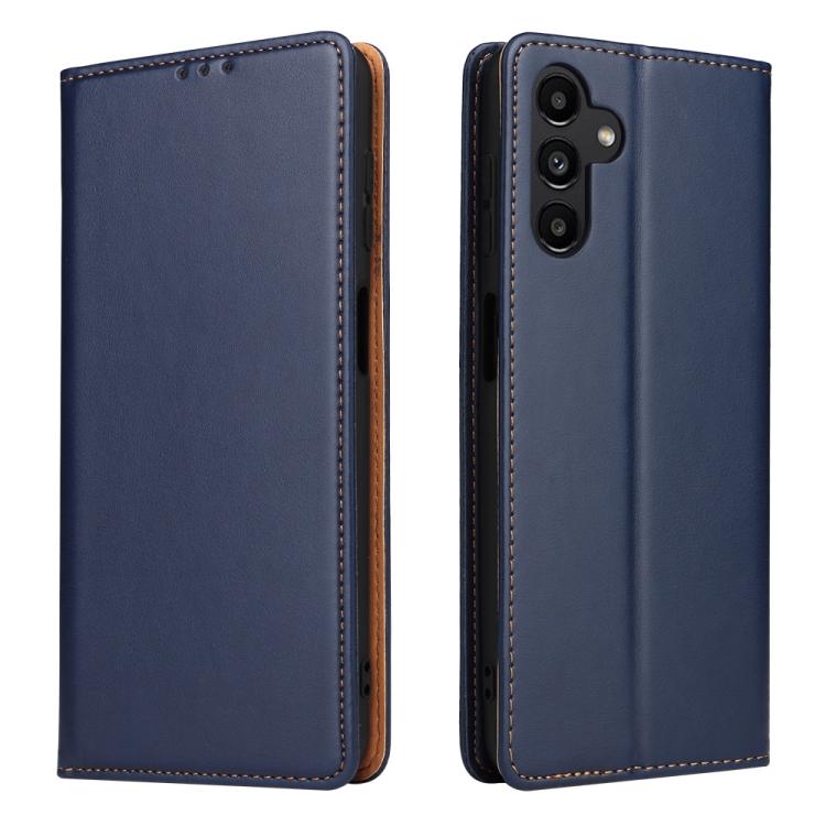 Custodia per telefono Fierre Shann in vera pelle PU con texture., For Galaxy A57 5G, For Samsung Galaxy A56 5G