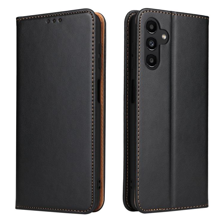 Custodia per telefono Fierre Shann in vera pelle PU con texture., For Galaxy A57 5G, For Samsung Galaxy A56 5G