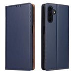 Custodia per telefono Fierre Shann in vera pelle PU con texture., For Galaxy A57 5G, For Samsung Galaxy A56 5G