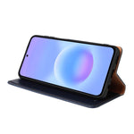 Custodia per telefono Fierre Shann in vera pelle PU con texture., For Galaxy A57 5G, For Samsung Galaxy A56 5G