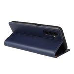 Custodia per telefono Fierre Shann in vera pelle PU con texture., For Galaxy A57 5G, For Samsung Galaxy A56 5G