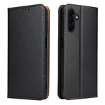 Custodia per telefono Fierre Shann in vera pelle PU con texture., For Galaxy A57 5G, For Samsung Galaxy A56 5G