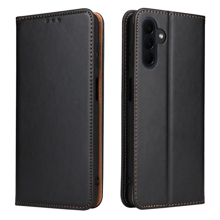 Custodia per telefono Fierre Shann in vera pelle PU con texture., For Galaxy A57 5G, For Samsung Galaxy A56 5G