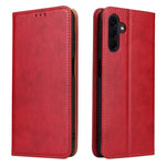 Custodia per telefono Fierre Shann in vera pelle PU con texture., For Galaxy A57 5G, For Samsung Galaxy A56 5G