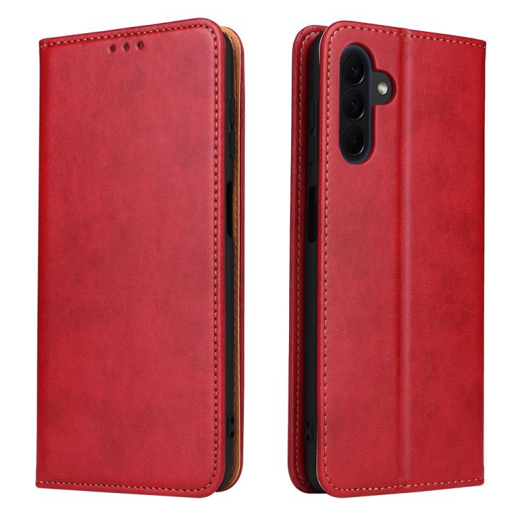 Custodia per telefono Fierre Shann in vera pelle PU con texture., For Galaxy A57 5G, For Samsung Galaxy A56 5G