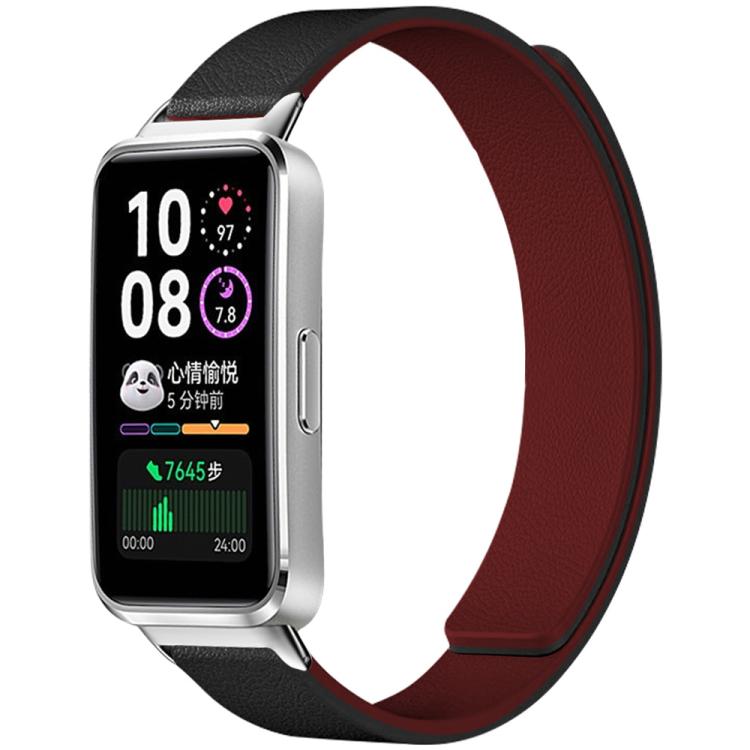 Cinturino per orologio magnetico in silicone con texture litchi xDfind, For Huawei Watch Fit4 / Fit4 Pro / Fit3, For Huawei Band 10 / 9 / 8