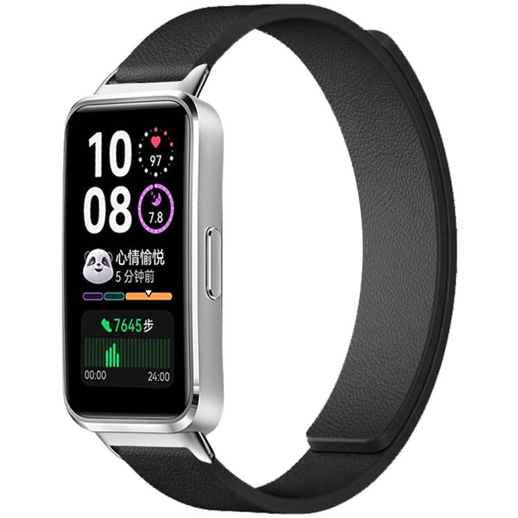 Cinturino per orologio magnetico in silicone con texture litchi xDfind, For Huawei Watch Fit4 / Fit4 Pro / Fit3, For Huawei Band 10 / 9 / 8