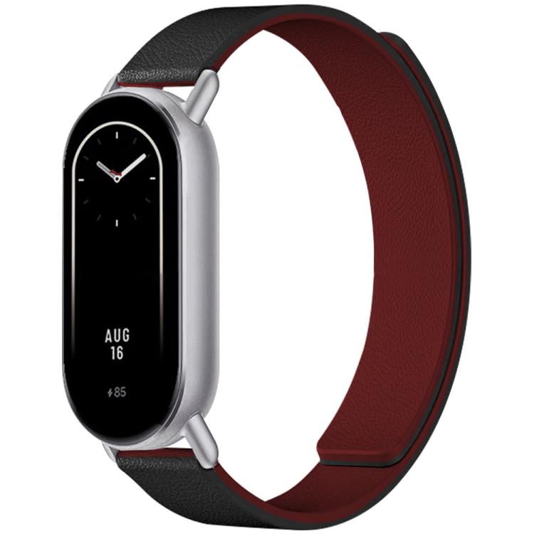 Cinturino per orologio magnetico in silicone con texture litchi xDfind, For Xiaomi Band 10 Pro/9 Pro/Redmi Watch 6/5/4, For Xiaomi Smart Bnad 10 / 9 / 8