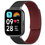 Cinturino per orologio magnetico in silicone con texture litchi xDfind, For Redmi Watch 3 Active/Watch 3 Lite, For Redmi Watch 3