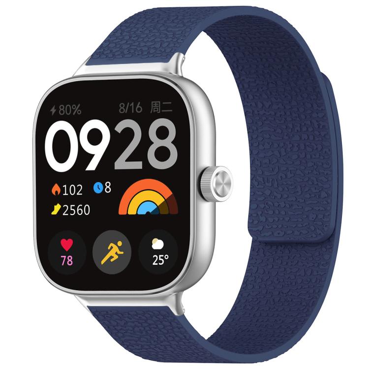 Cinturino per orologio magnetico in silicone con texture litchi xDfind, For Xiaomi Band 10 Pro/9 Pro/Redmi Watch 6/5/4, For Xiaomi Smart Bnad 10 / 9 / 8
