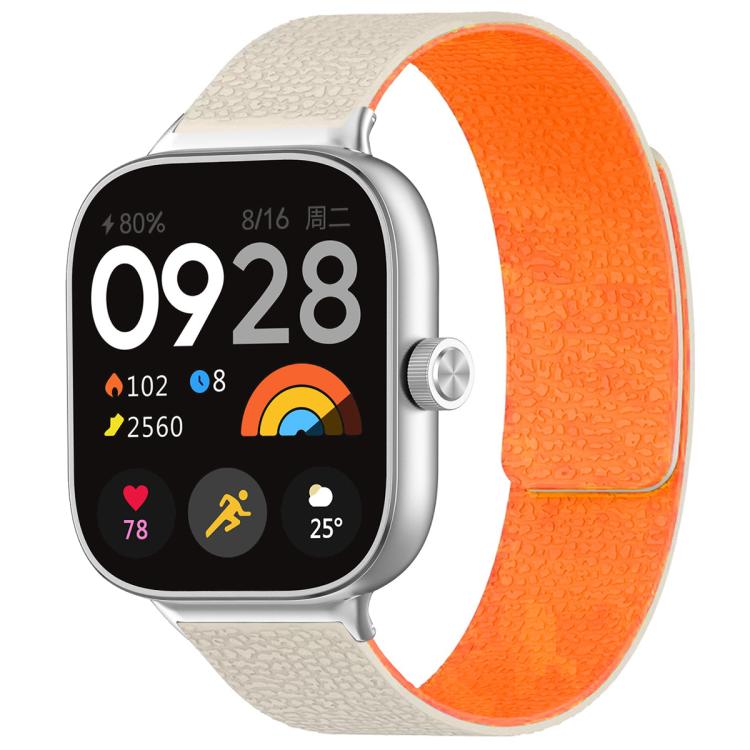 Cinturino per orologio magnetico in silicone con texture litchi xDfind, For Xiaomi Band 10 Pro/9 Pro/Redmi Watch 6/5/4, For Xiaomi Smart Bnad 10 / 9 / 8