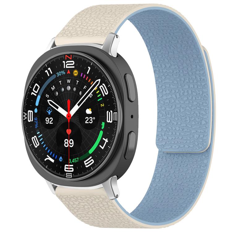 Cinturino per orologio magnetico in silicone con texture litchi xDfind, For Samsung Galaxy Watch Ultra/Ultra 2025, For Samsung Galaxy Watch8 / 8 Classic