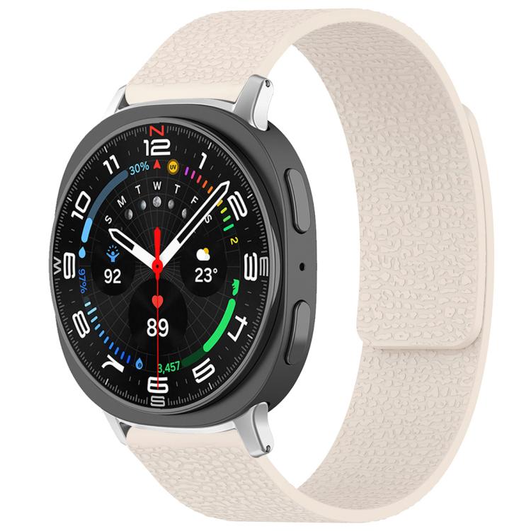 Cinturino per orologio magnetico in silicone con texture litchi xDfind, For Samsung Galaxy Watch Ultra/Ultra 2025, For Samsung Galaxy Watch8 / 8 Classic