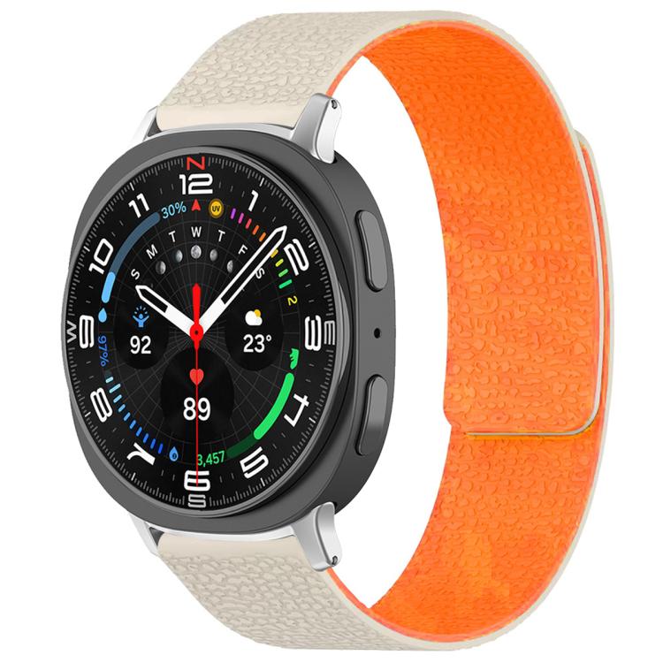 Cinturino per orologio magnetico in silicone con texture litchi xDfind, For Samsung Galaxy Watch Ultra/Ultra 2025, For Samsung Galaxy Watch8 / 8 Classic