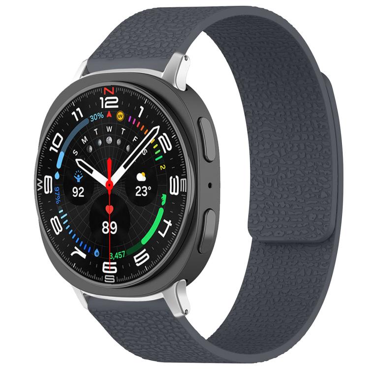 Cinturino per orologio magnetico in silicone con texture litchi xDfind, For Samsung Galaxy Watch Ultra/Ultra 2025, For Samsung Galaxy Watch8 / 8 Classic