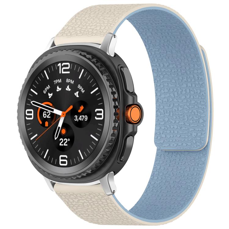 Cinturino per orologio magnetico in silicone con texture litchi xDfind, For Samsung Galaxy Watch Ultra/Ultra 2025, For Samsung Galaxy Watch8 / 8 Classic