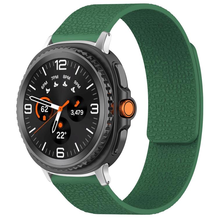 Cinturino per orologio magnetico in silicone con texture litchi xDfind, For Samsung Galaxy Watch Ultra/Ultra 2025, For Samsung Galaxy Watch8 / 8 Classic