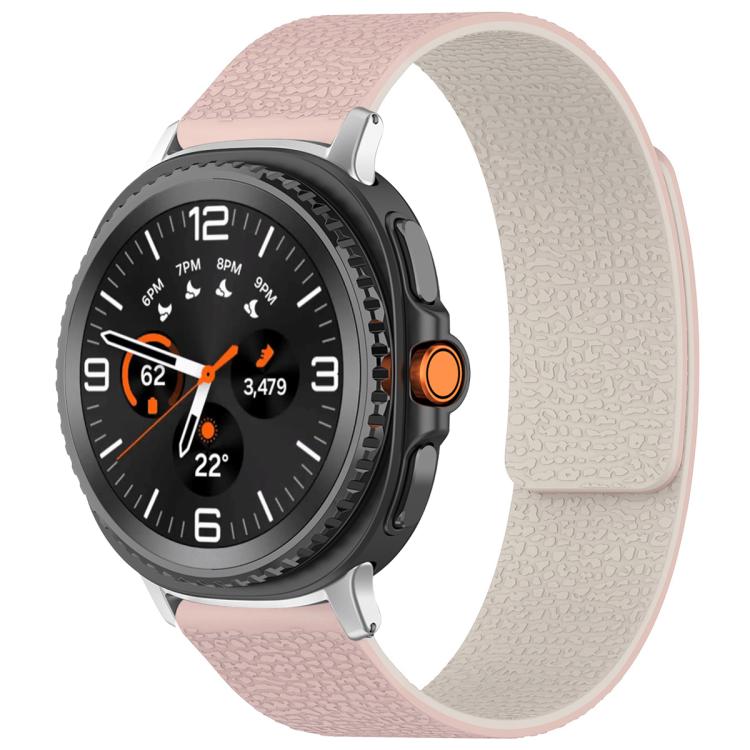 Cinturino per orologio magnetico in silicone con texture litchi xDfind, For Samsung Galaxy Watch Ultra/Ultra 2025, For Samsung Galaxy Watch8 / 8 Classic