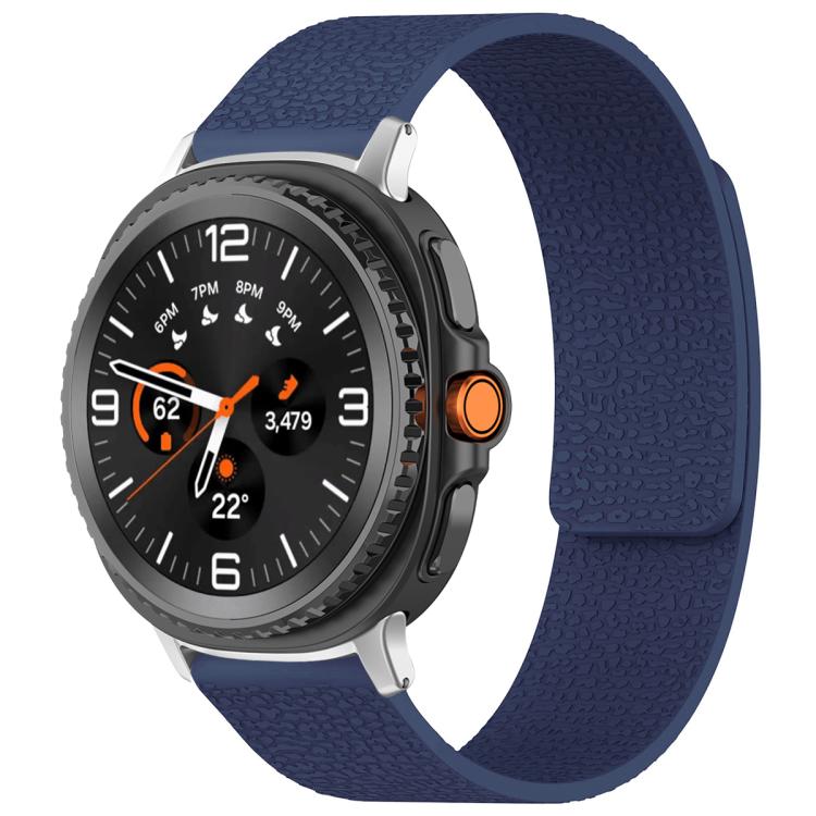 Cinturino per orologio magnetico in silicone con texture litchi xDfind, For Samsung Galaxy Watch Ultra/Ultra 2025, For Samsung Galaxy Watch8 / 8 Classic
