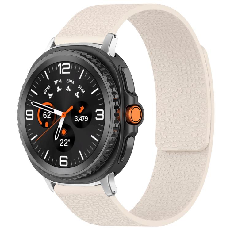 Cinturino per orologio magnetico in silicone con texture litchi xDfind, For Samsung Galaxy Watch Ultra/Ultra 2025, For Samsung Galaxy Watch8 / 8 Classic