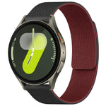 Cinturino per orologio magnetico in silicone con texture litchi xDfind, For Samsung Galaxy Watch 7 / 6 / 5 / FE, For Samsung Galaxy Fit3 SM-R390