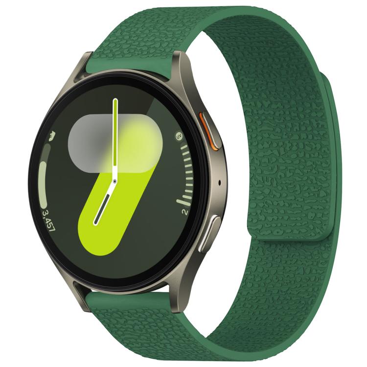Cinturino per orologio magnetico in silicone con texture litchi xDfind, For Samsung Galaxy Watch 7 / 6 / 5 / FE, For Samsung Galaxy Fit3 SM-R390