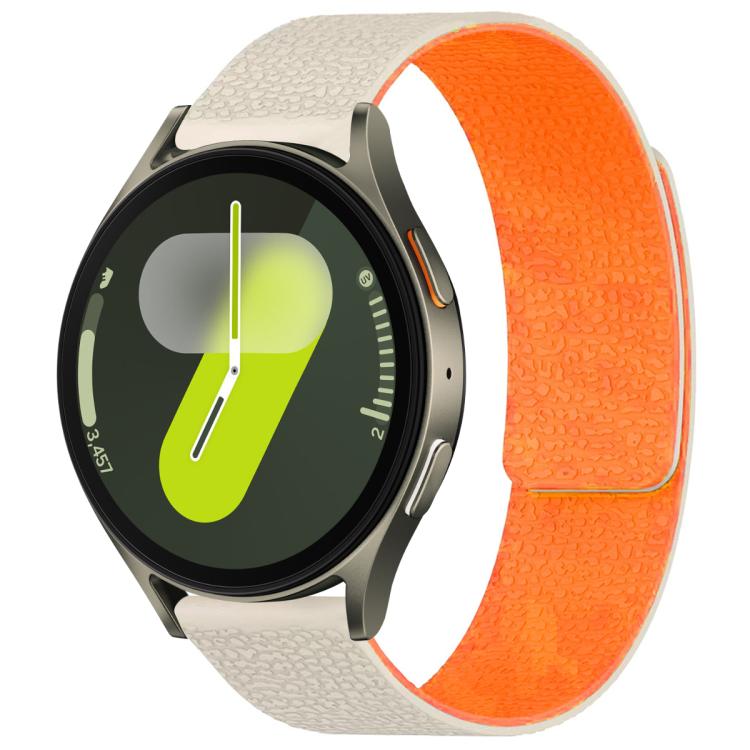 Cinturino per orologio magnetico in silicone con texture litchi xDfind, For Samsung Galaxy Watch 7 / 6 / 5 / FE, For Samsung Galaxy Fit3 SM-R390