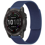 Cinturino per orologio magnetico in silicone con texture litchi xDfind, For Garmin Fenix 8/7X/6X/5X 26mm, For Garmin Fenix 8/7/6/5 22mm