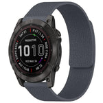 Cinturino per orologio magnetico in silicone con texture litchi xDfind, For Garmin Fenix 8/7X/6X/5X 26mm, For Garmin Fenix 8/7/6/5 22mm