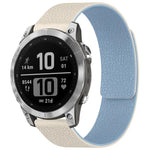Cinturino per orologio magnetico in silicone con texture litchi xDfind, For Garmin Fenix 8/7X/6X/5X 26mm, For Garmin Fenix 8/7/6/5 22mm