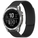 Cinturino per orologio magnetico in silicone con texture litchi xDfind, For Garmin Fenix 8/7X/6X/5X 26mm, For Garmin Fenix 8/7/6/5 22mm
