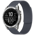 Cinturino per orologio magnetico in silicone con texture litchi xDfind, For Garmin Fenix 8/7X/6X/5X 26mm, For Garmin Fenix 8/7/6/5 22mm