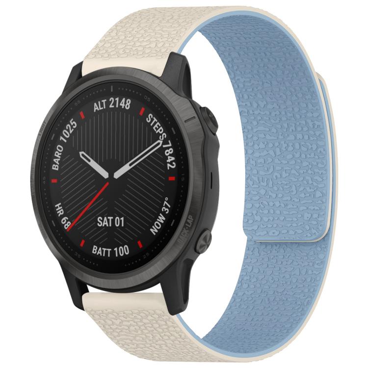 Cinturino per orologio magnetico in silicone con texture litchi xDfind, For Garmin Fenix 8/7S/6S/5S 20mm, For Garmin Forerunner 45 / 45S / Swim 2 18mm
