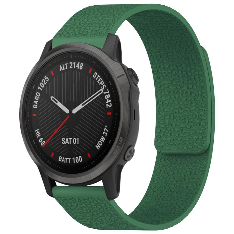 Cinturino per orologio magnetico in silicone con texture litchi xDfind, For Garmin Fenix 8/7S/6S/5S 20mm, For Garmin Forerunner 45 / 45S / Swim 2 18mm