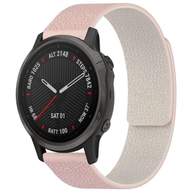 Cinturino per orologio magnetico in silicone con texture litchi xDfind, For Garmin Fenix 8/7S/6S/5S 20mm, For Garmin Forerunner 45 / 45S / Swim 2 18mm