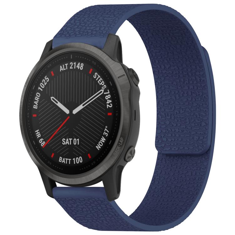 Cinturino per orologio magnetico in silicone con texture litchi xDfind, For Garmin Fenix 8/7S/6S/5S 20mm, For Garmin Forerunner 45 / 45S / Swim 2 18mm