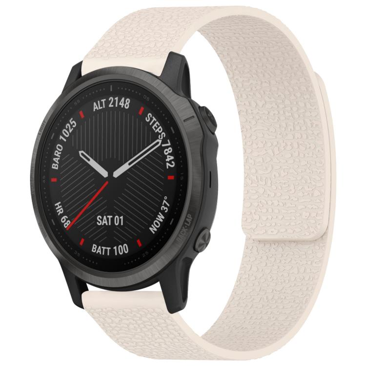Cinturino per orologio magnetico in silicone con texture litchi xDfind, For Garmin Fenix 8/7S/6S/5S 20mm, For Garmin Forerunner 45 / 45S / Swim 2 18mm