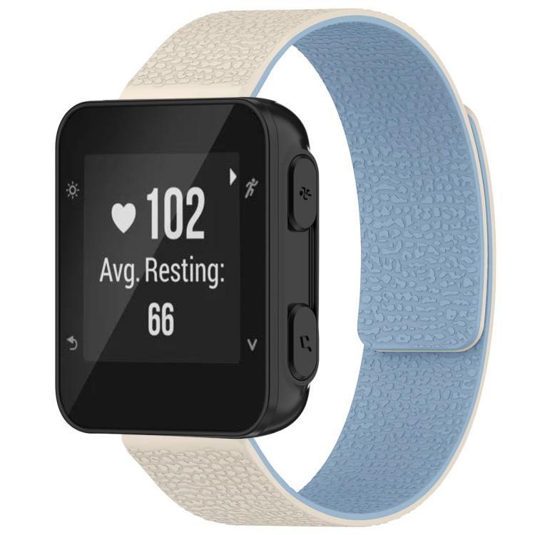 Cinturino per orologio magnetico in silicone con texture litchi xDfind, For Garmin Forerunner 35/30/35J 20mm