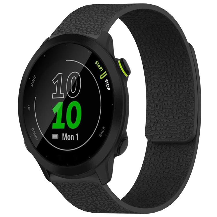 Cinturino per orologio magnetico in silicone con texture litchi xDfind, For Garmin Fenix 8/7S/6S/5S 20mm, For Garmin Forerunner 45 / 45S / Swim 2 18mm
