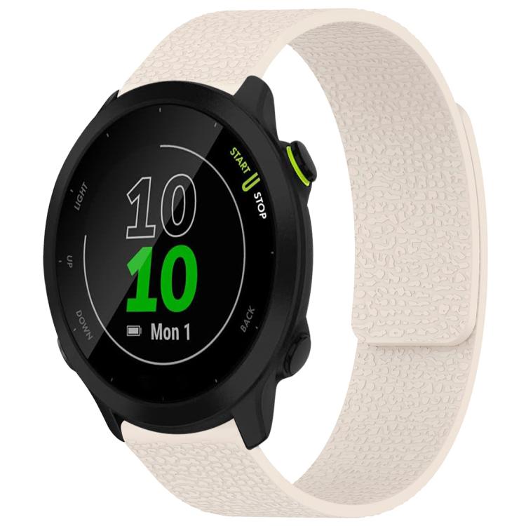 Cinturino per orologio magnetico in silicone con texture litchi xDfind, For Garmin Fenix 8/7S/6S/5S 20mm, For Garmin Forerunner 45 / 45S / Swim 2 18mm