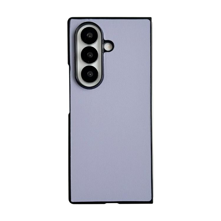 Custodia per telefono Morandi Solid Color con texture effetto pelle, For Samsung Galaxy Z Fold7 5G