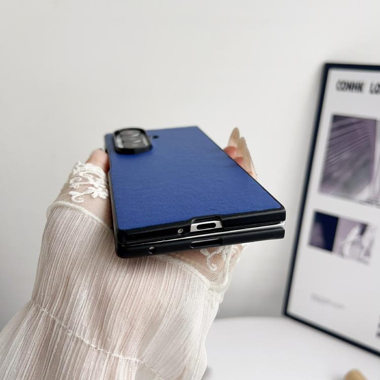 Custodia per telefono Morandi Solid Color con texture effetto pelle, For Samsung Galaxy Z Fold7 5G